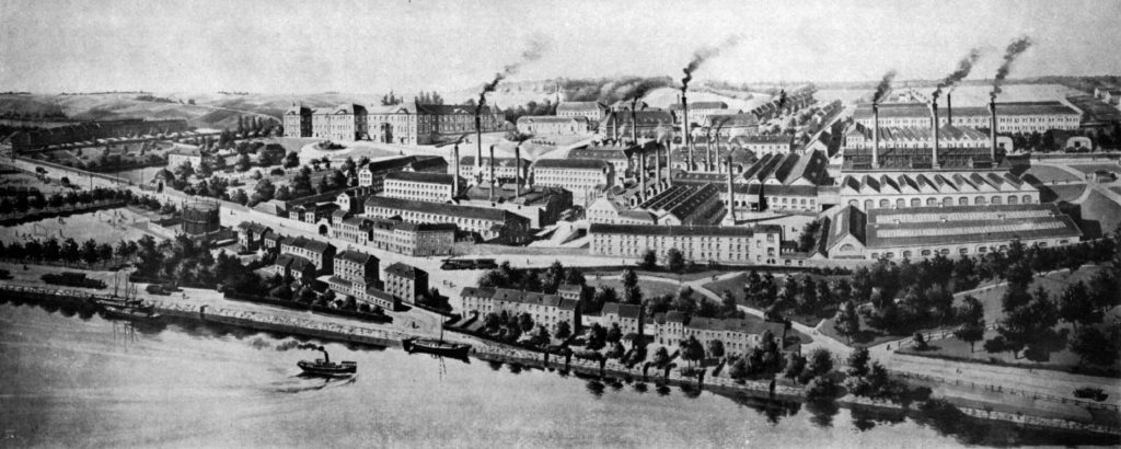 Val Saint-Lambert Crystal factory 1926