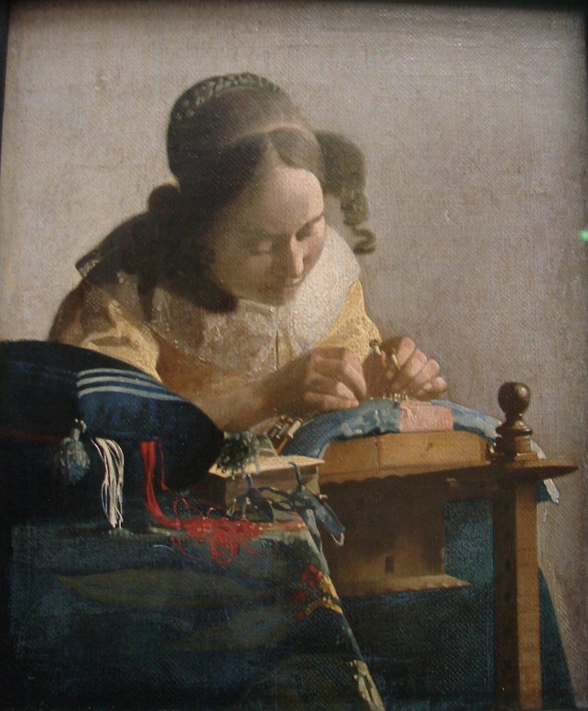 The Lacemaker by Vermeer