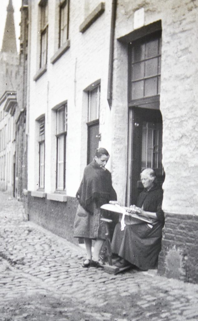 Belgian lace makers in Bruges